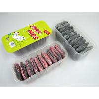 Steel wool in pad in plastic tray